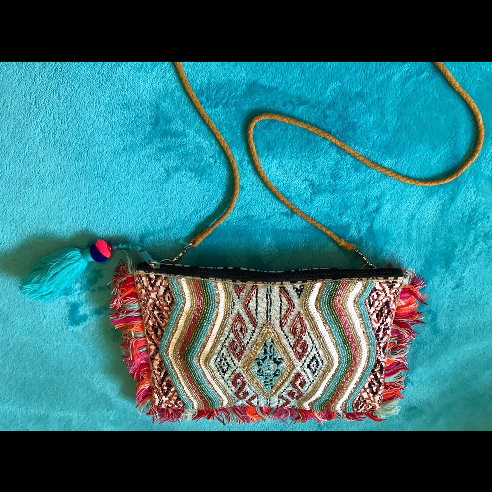 NEW gorgeous beaded EXPRESS NYC purse - Picture 6 of 13